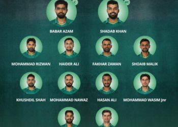 ম্যাচের আগের দিন ১২ সদস্যের দল ঘোষণা পাকিস্তানের