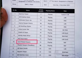 সৈয়দ খালেদ আহমেদ বনে গেলেন সৈয়দ খালেদ হোসেন