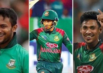 বর্ষসেরা ওয়ানডে দলে সাকিব-মুশফিক-মুস্তাফিজ
