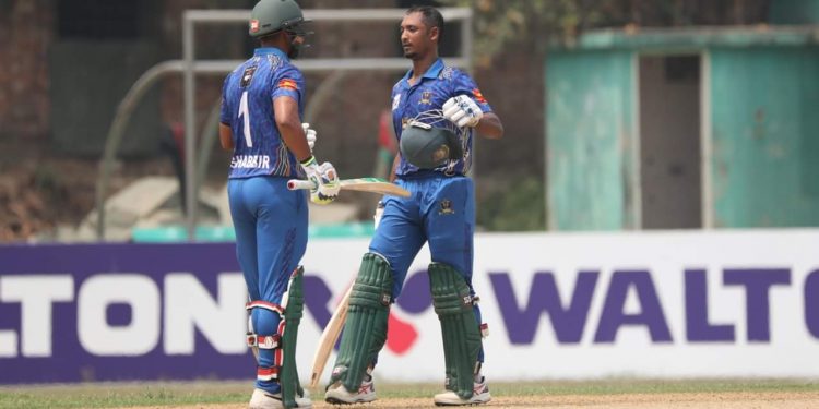 নাঈম-চিরাগের ব্যাটে ফের রান, টানা তিন জয় রূপগঞ্জের