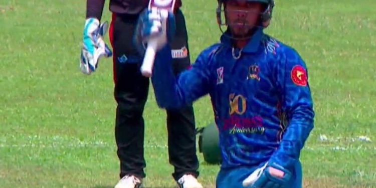 সাব্বিরের ব্যাটে ঝলমলে শতক