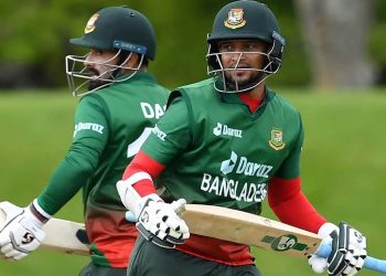 সাকিব-লিটনের দাপটের ম্যাচে লড়ে হারল বাংলাদেশ