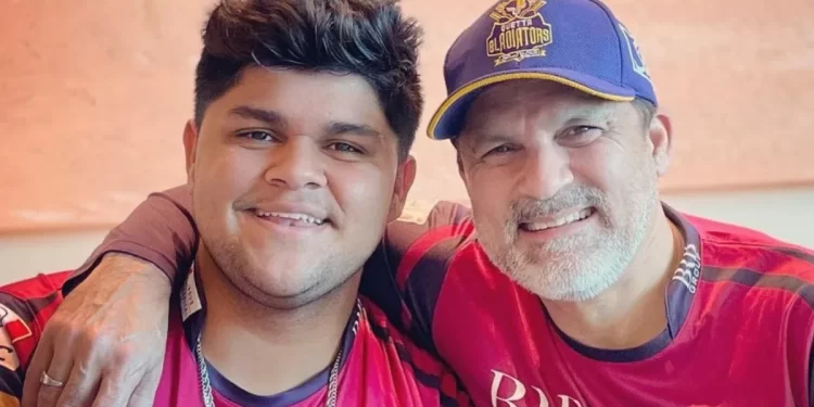 বাবার পথে ছেলে