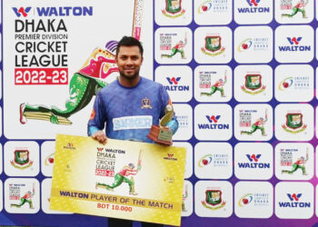 সাব্বিরের সেঞ্চুরিতে দাপুটে জয় রূপগঞ্জের