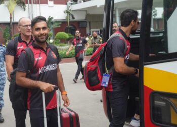 রাজধানীতে আফগান ক্রিকেট দল