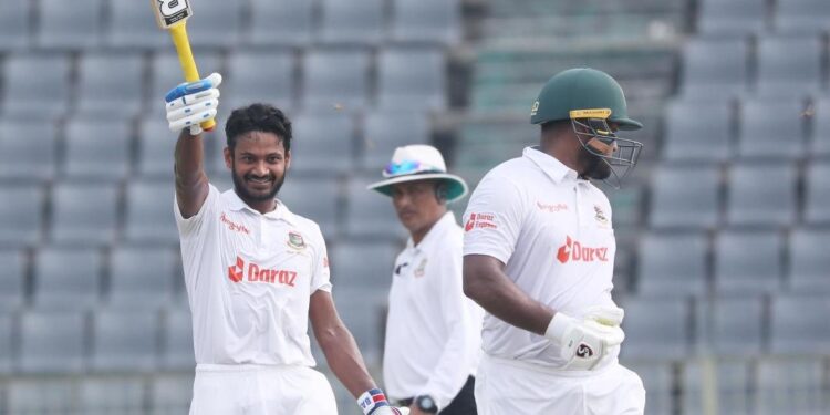 জয়ের সেঞ্চুরিতে ম্যাচ বাঁচাল বাংলাদেশ