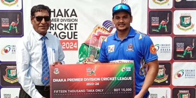 তুষারের ব্যাটিং ঝড়ে হেসে-খেলে জয় রূপগঞ্জের