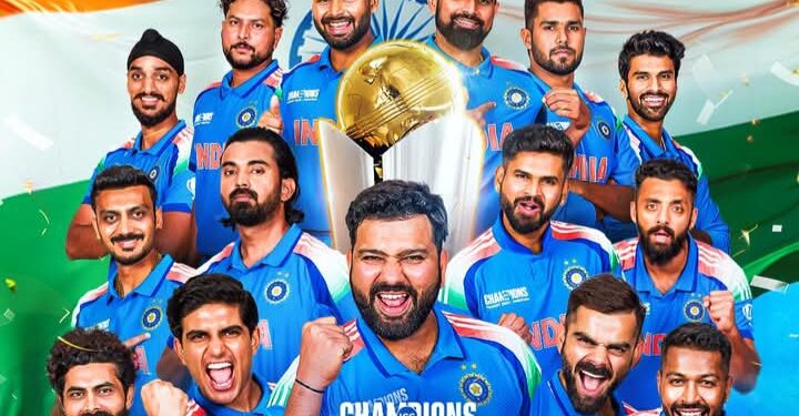 নিউজিল্যান্ডের স্বপ্ন ভেঙে চ্যাম্পিয়ন ভারত