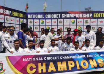 জাতীয় ক্রিকেট চ্যাম্পিয়নশিপে চ্যাম্পিয়ন কিশোরগঞ্জ