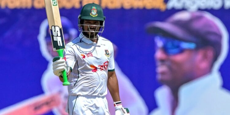 গলে শান্তর সেঞ্চুরিতে আস্থা ফিরল ব্যাটে, স্বস্তিতে বাংলাদেশ