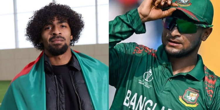 হামজার চোখে সাকিব ‘মেগা স্টার’