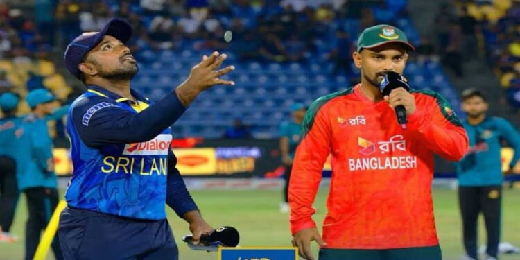 টস ভাগ্য শ্রীলঙ্কার, একাদশে পরিবর্তন নিয়ে ব্যাটিংয়ে বাংলাদেশ