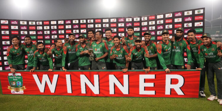 টাইগারদের গর্জন উড়ে গেল উইন্ডিজ, সিরিজ বাংলাদেশের