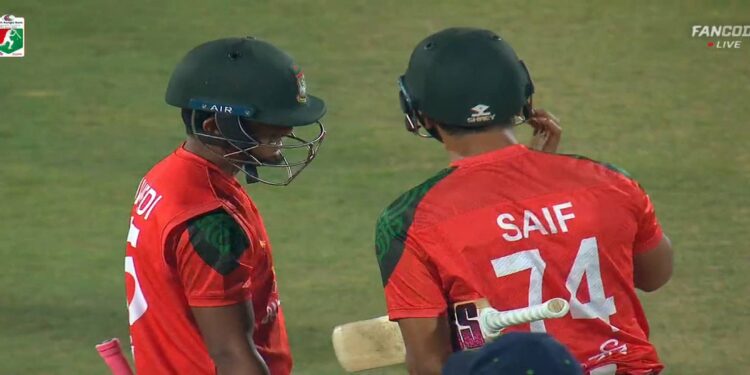 সাইফউদ্দিন ঝড়ে সিরিজে টিকে রইল বাংলাদেশ