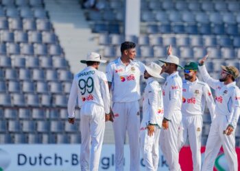 সিলেটে বাঘের গর্জন, জয়ের পথে বাংলাদেশ