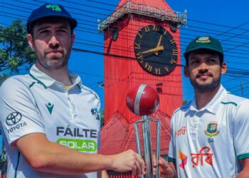 সুরমা তীরে ঐতিহ্যের ছোঁয়ায় বাংলাদেশ-আয়ারল্যান্ড টেস্ট ট্রফি উন্মোচন