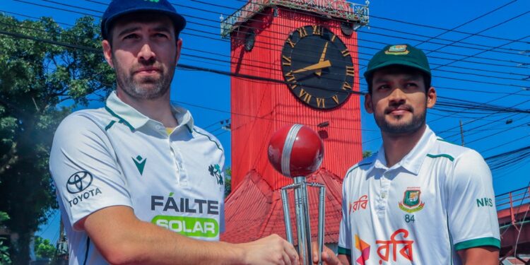 সুরমা তীরে ঐতিহ্যের ছোঁয়ায় বাংলাদেশ-আয়ারল্যান্ড টেস্ট ট্রফি উন্মোচন