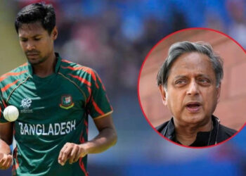 মুস্তাফিজ ইস্যুতে ভারতের তীব্র সমালোচনায় শশী থারুর