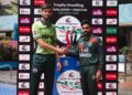 বাংলাদেশ-পাকিস্তান ওয়ানডে সিরিজের ট্রফি উন্মোচন