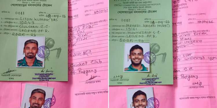 শেষ মুহূর্তে চমক, রূপগঞ্জে দুই তারকা লিটন-মিরাজ