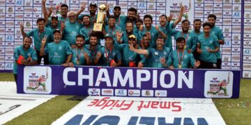 ১৬ বছর পর লিগ শিরোপা মোহামেডানের