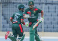 শান্ত-মোসাদ্দেকে ভর করে চ্যালেঞ্জিং সংগ্রহ বাংলাদেশের