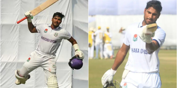 ট্রিপল সেঞ্চুরি হাতছাড়া নাঈমের, প্রথম দ্বিশতকে মাহফিজুলের