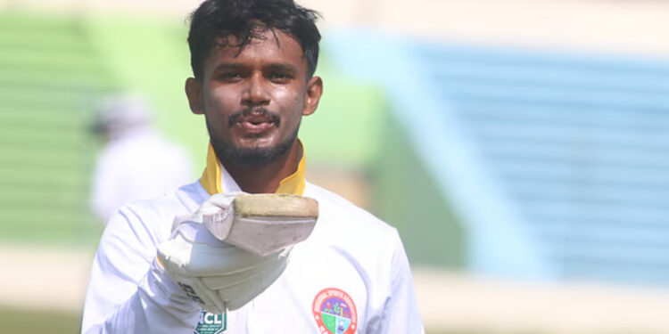 নাঈমের ডাবল সেঞ্চুরি, আজিজুলের ১৪২